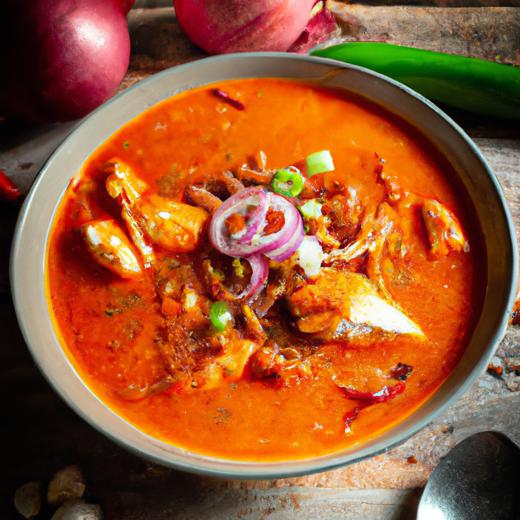 Image of recipe: Spicy Chicken and Roasted Red Pepper Soup