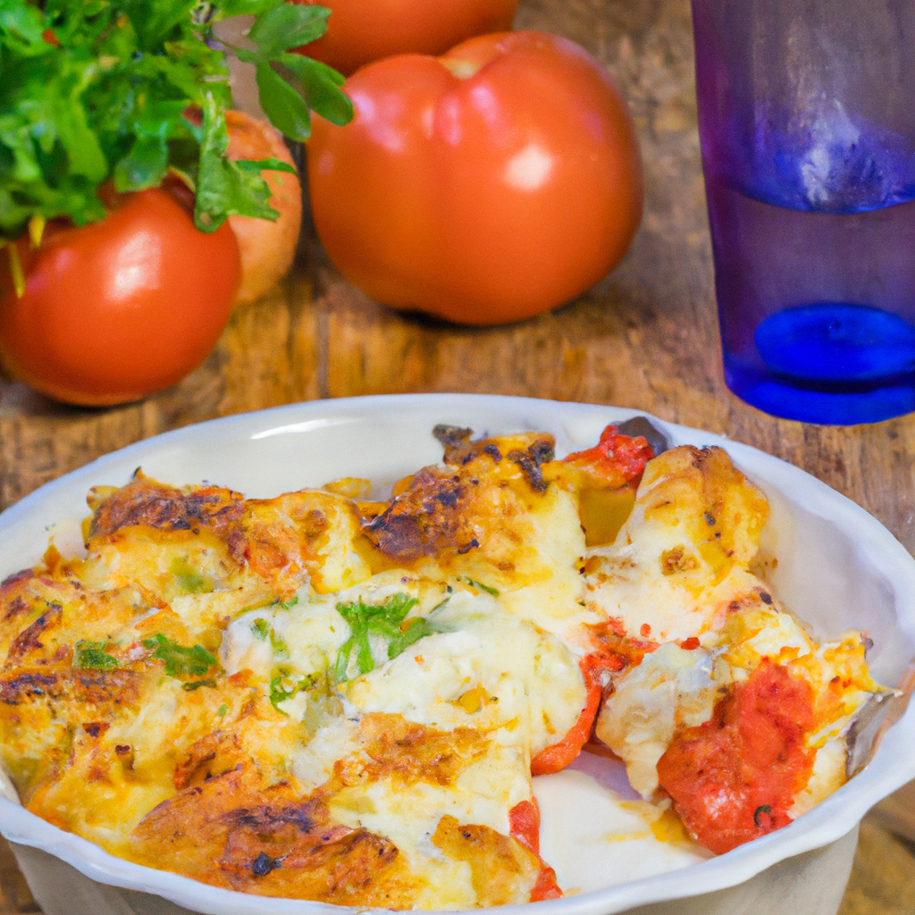 Image of recipe: Creamy Tomato and Feta Cauliflower Bake