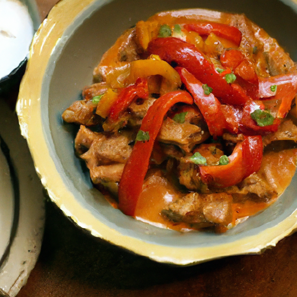 Image of recipe: Hungarian-Inspired Sirloin and Sweet Bell Pepper Goulash