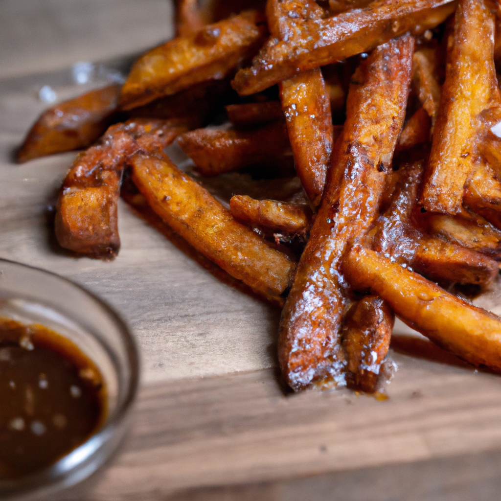 Image of recipe: Spiced Sweet Potato Oven Fries with Honey Molasses Dip