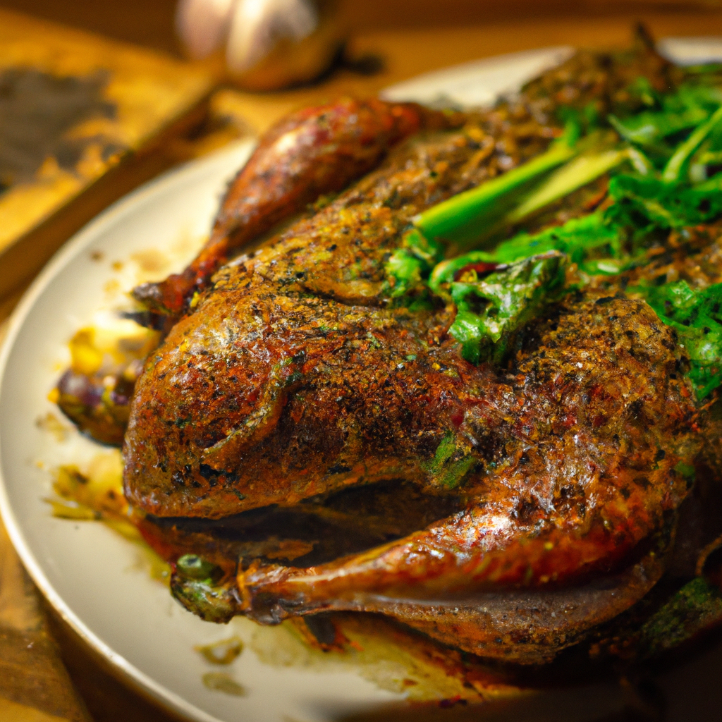 Image of recipe: Spicy Duck with Mustard Greens