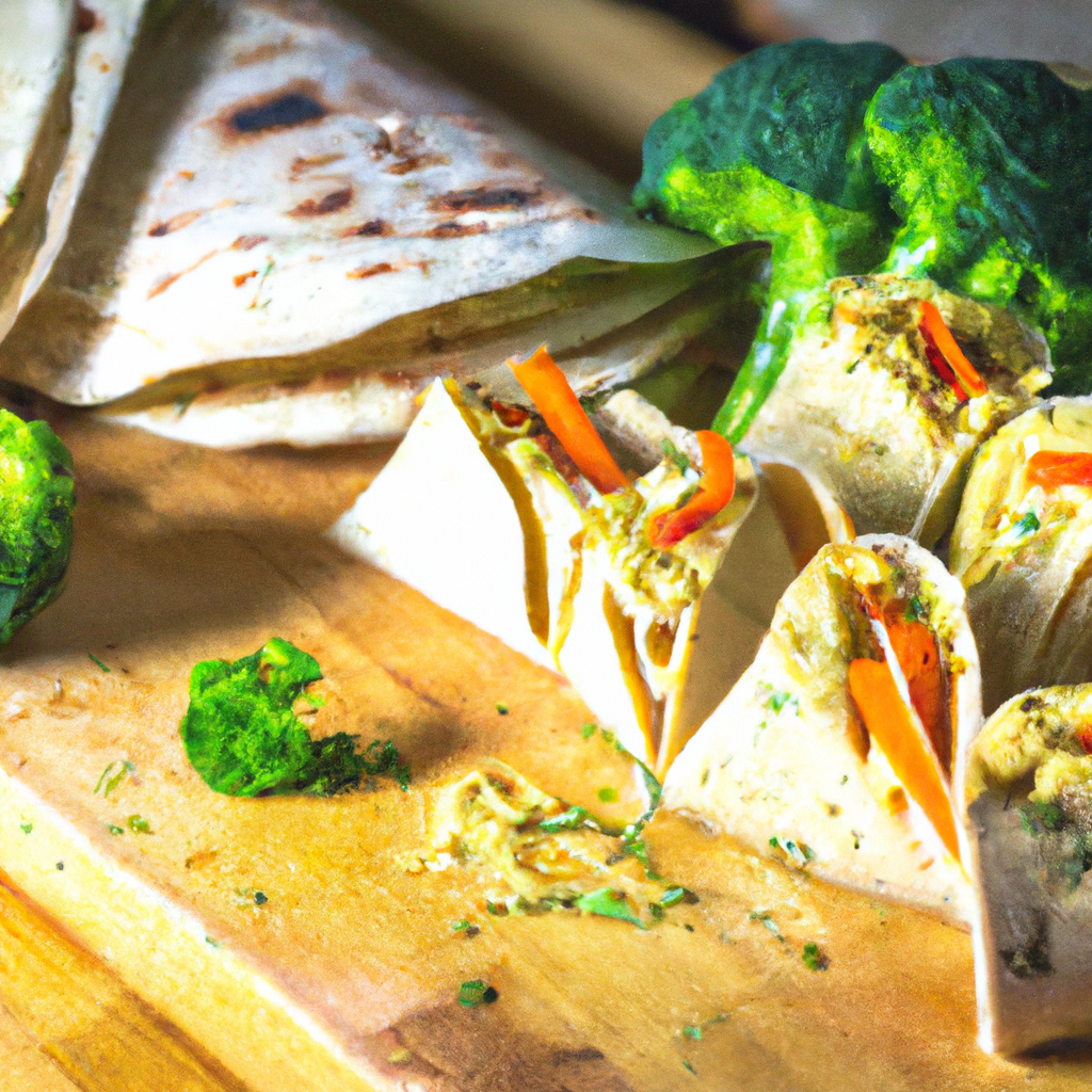 Image of recipe: Vegan Hummus and Vegetable Tortilla Wraps