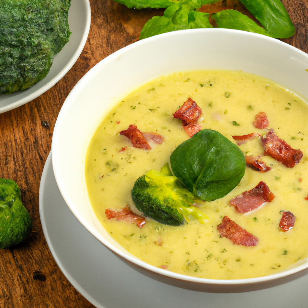 Image of recipe: Creamy Broccoli and Potato Soup with Bacon