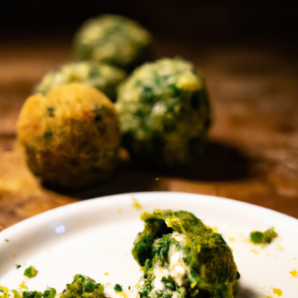 Image of recipe: Spinach and Cheese Stuffed Couscous Balls