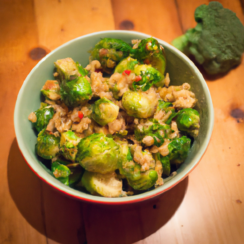 Image of recipe: Spicy Broccoli and Brussels Sprout Stir-Fry