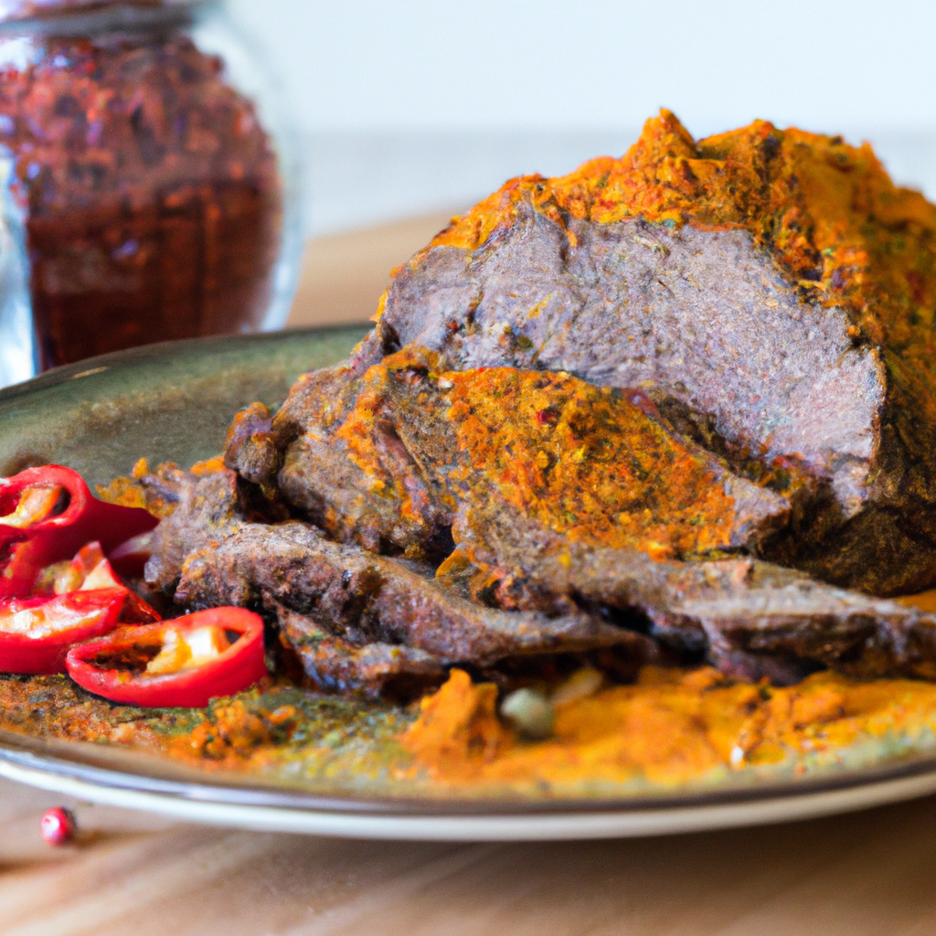 Image of recipe: Spiced Sirloin Tip Roast with Red Pepper and Serrano Chili Rub
