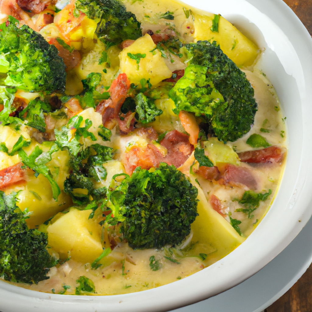 Image of recipe: Broccoli and Bacon Potato Stew