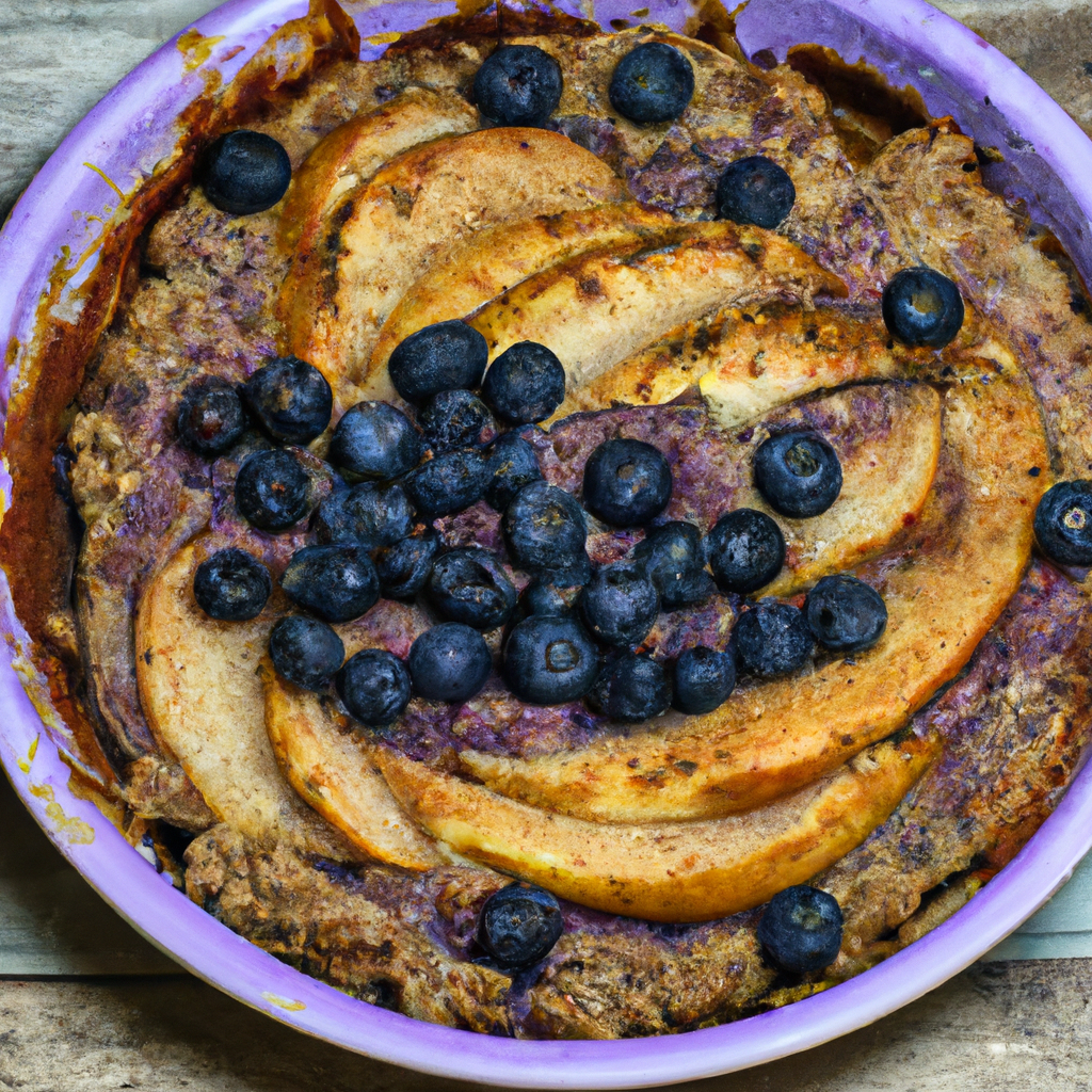 Image of recipe: Blueberry Pear Oatmeal Bake