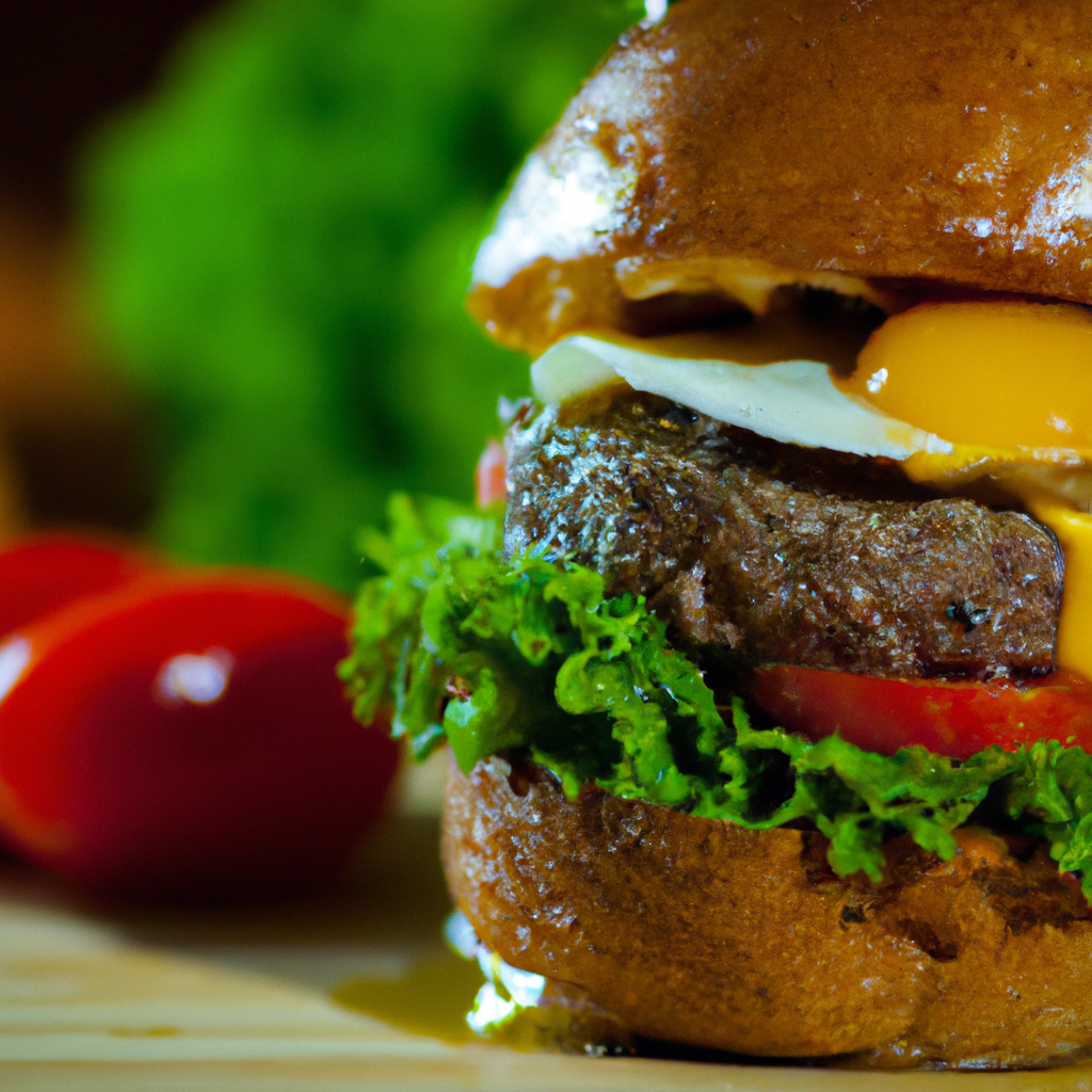 Image of recipe: Classic Beef Burger with Tomato and Lettuce