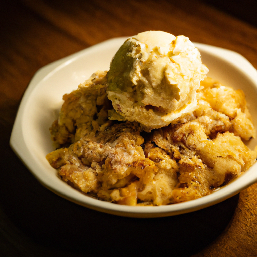 Image of recipe: Spiced Apple Crumble with Vanilla Ice Cream