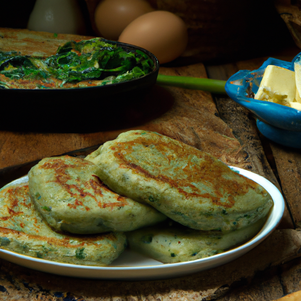 Image of recipe: Swiss Cheese and Spinach Savory Pancakes