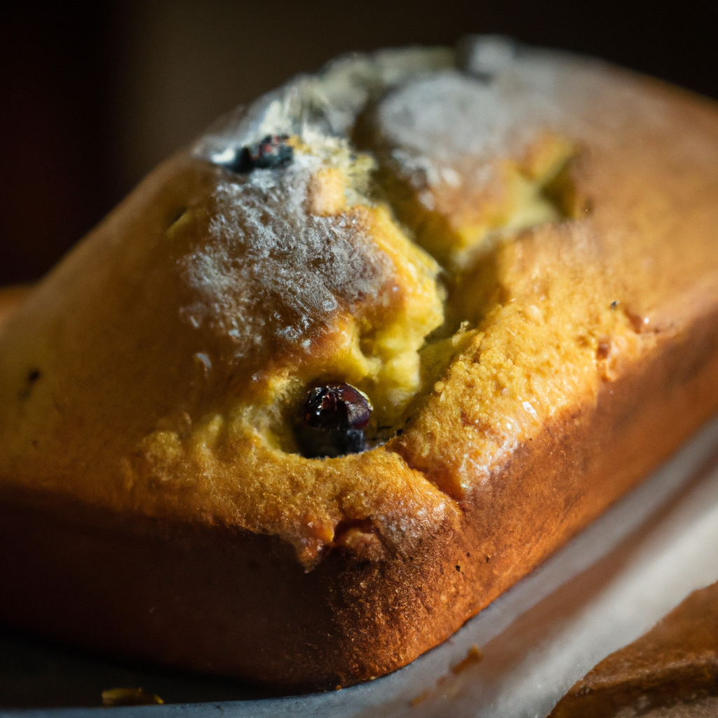 Image of recipe: New England inspired Cornmeal and Blueberry Loaf