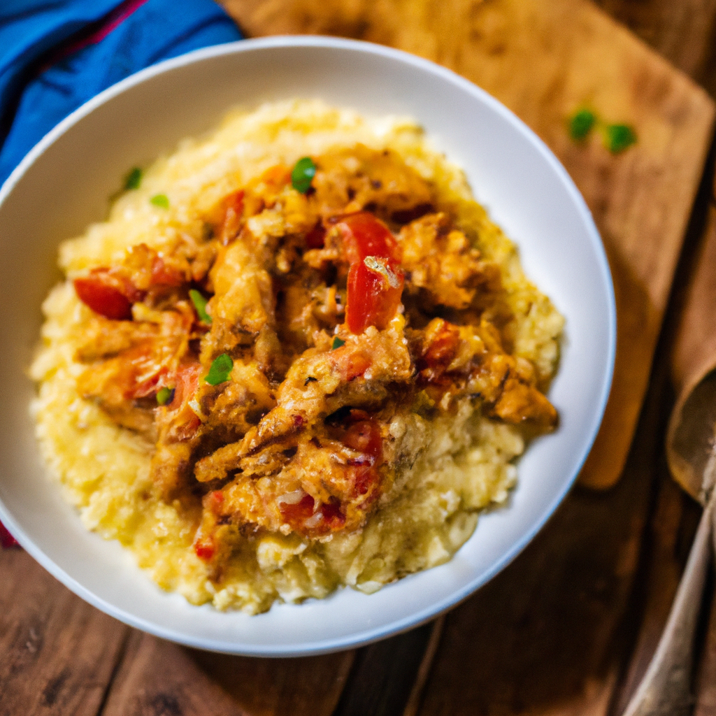 Image of recipe: Spicy Tomato Chicken with Red Peppers and Couscous