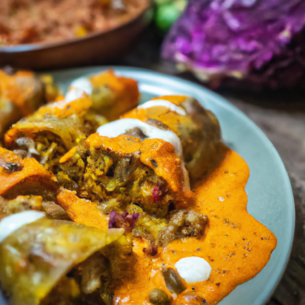 Image of recipe: Spiced Pumpkin and Lentil Stuffed Cabbage Rolls